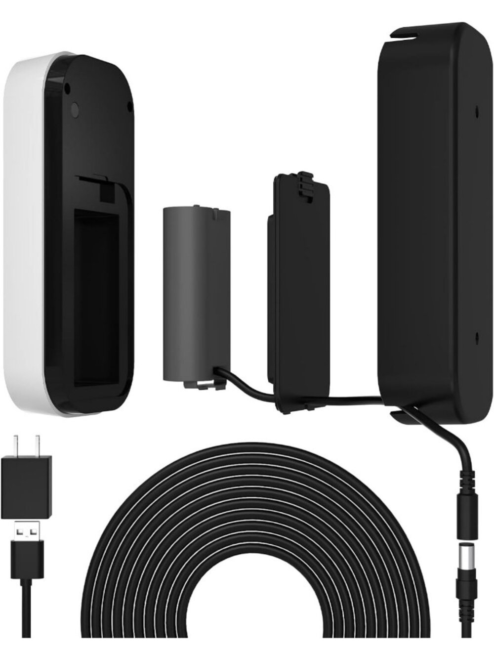 Wired Power Adapter Kit with Battery Backup for Smart Garage Door Keypad